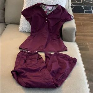 Koi scrub shirt and pant set